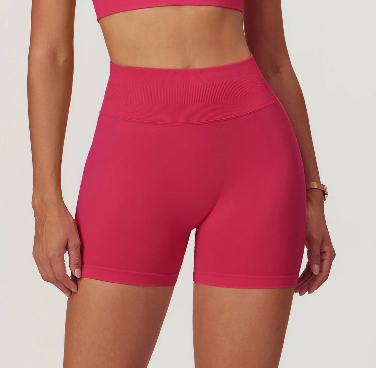 Short push up unicolor heart