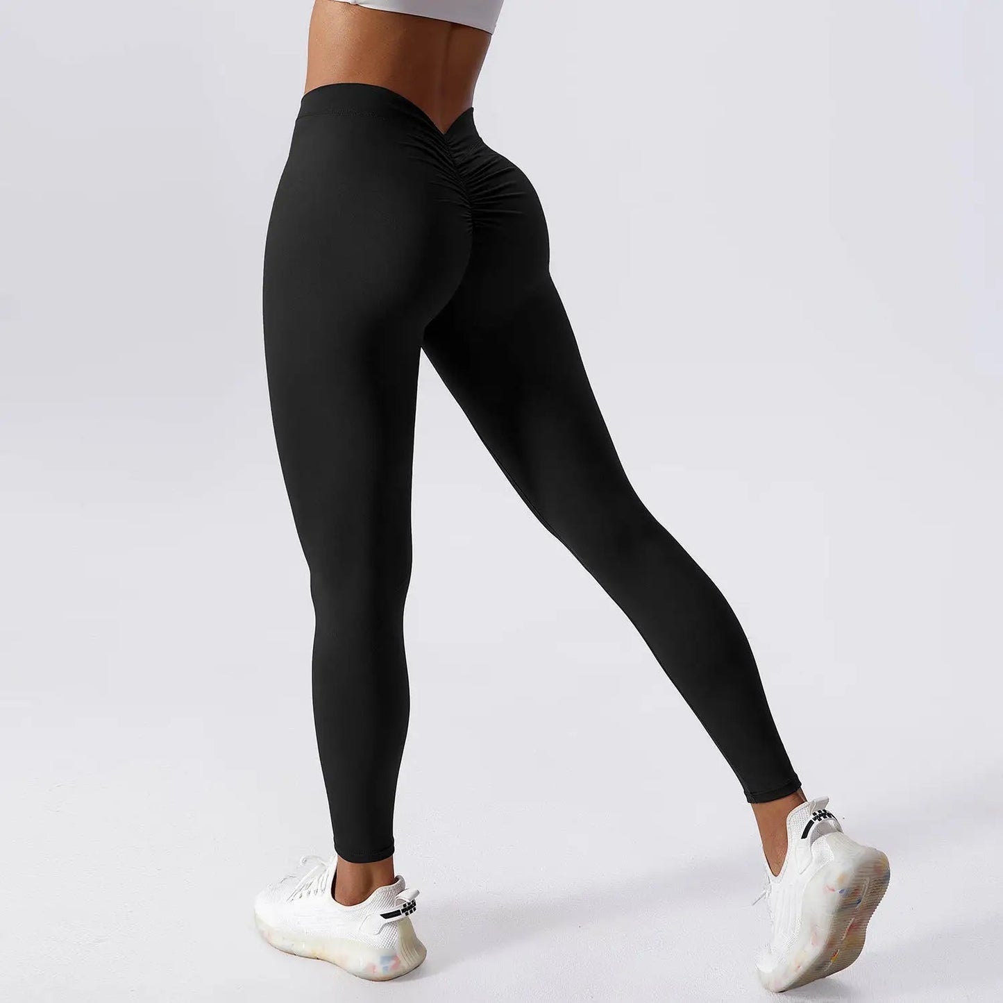 Legging push up unicolor v scrunch