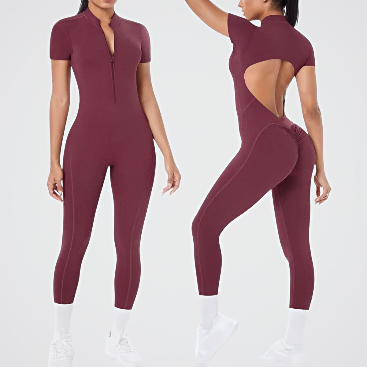 Enterizo zipper swift long
