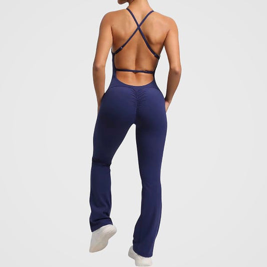 Enterizo crossed flared