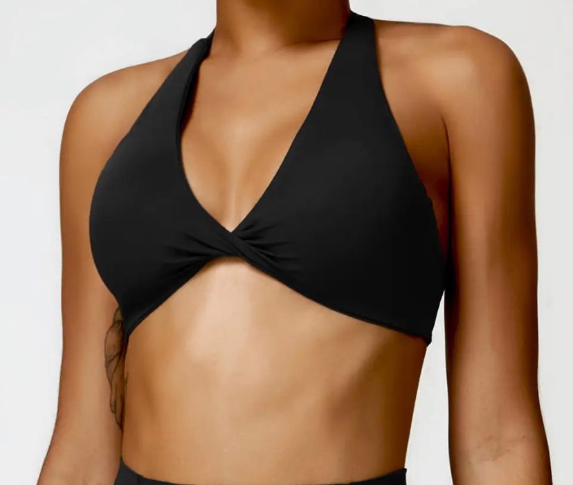 Solid color Push Up top and legging set