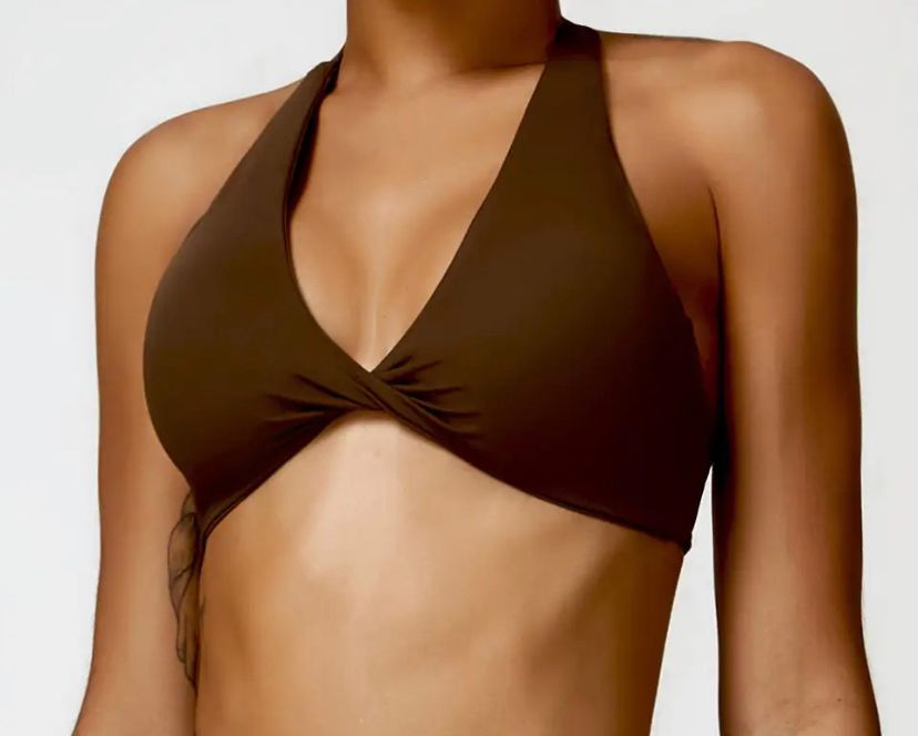 Solid color Push Up top and legging set