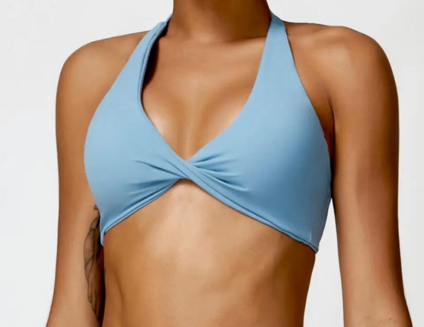Solid color Push Up top and legging set
