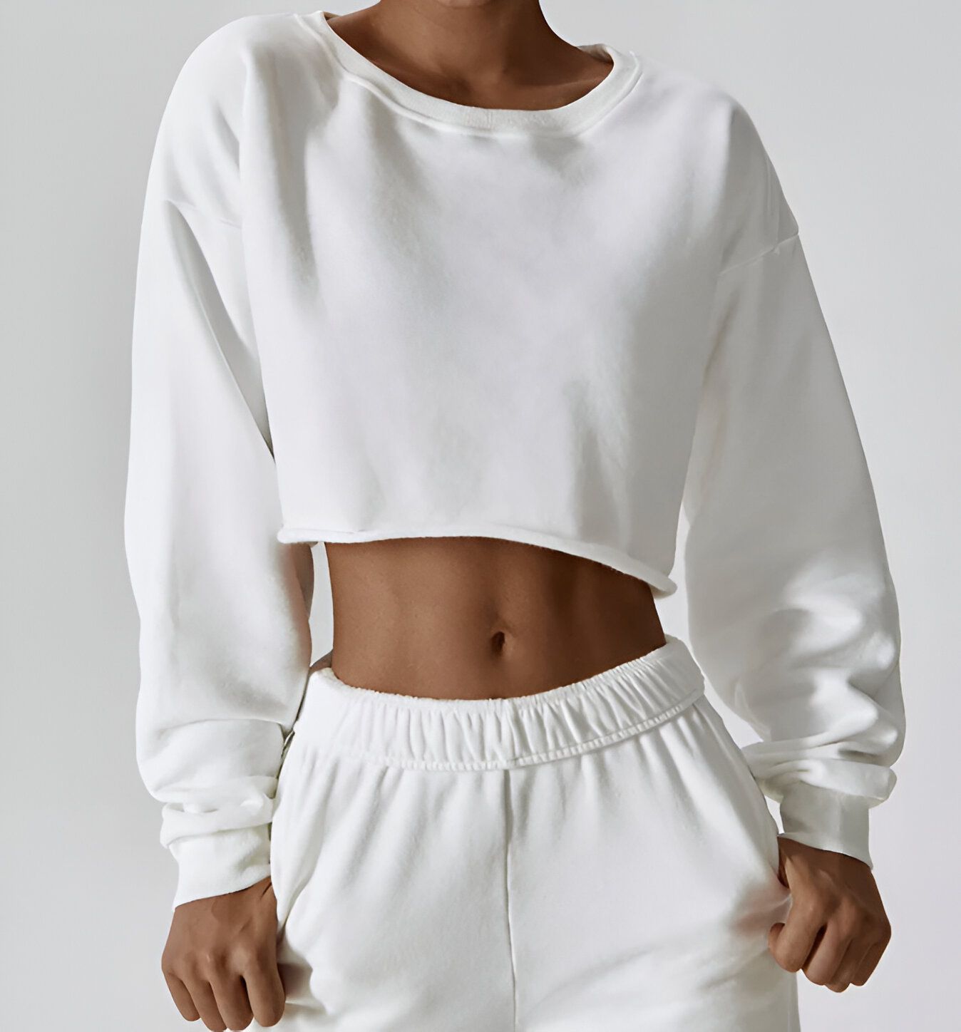 Unicolor Push Up shirt and shorts set