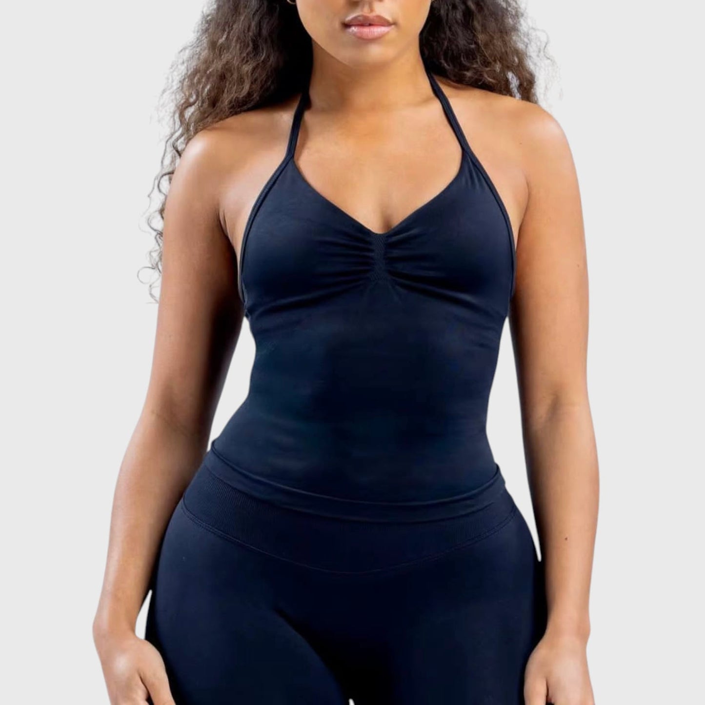 Crop top impression scrunch