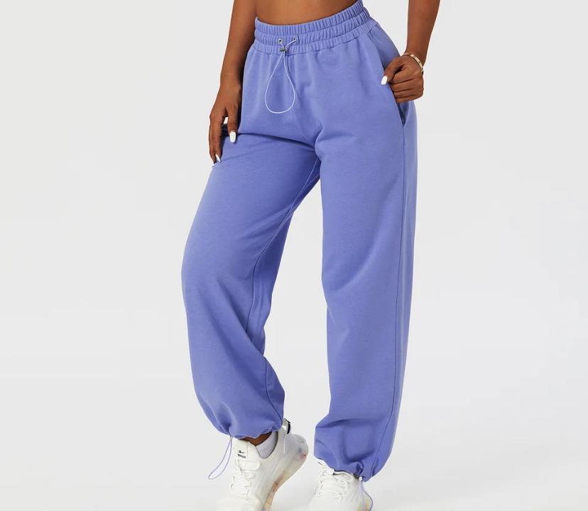Solid color joggers