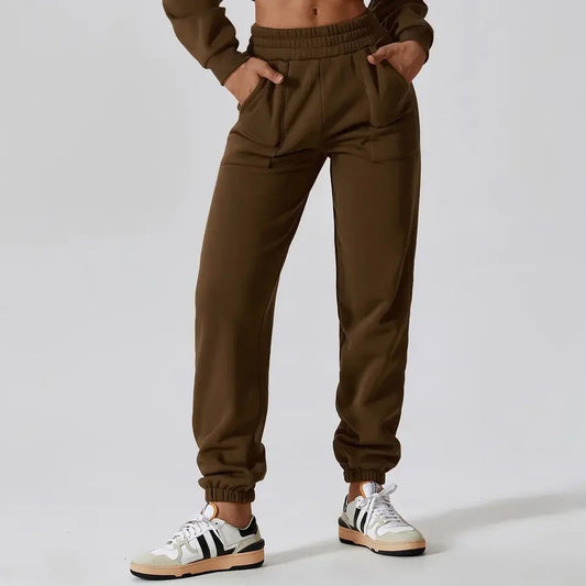 Two-tone leggings and jacket set